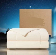 R Evercool Cooling Comforter Full/Queen Blanket Ivory Hot Sleeper 90” X 90”