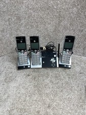 AT T CL 82415 6.0 Cordless Phone Answering System Caller ID 3 handsets No Batt