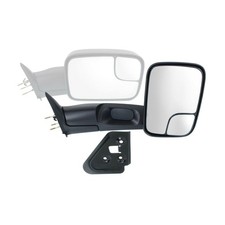 Dodge Ram 1500 94-01 2500 3500 94-02 RH Manual Tow Mirror Textured Non-Heated