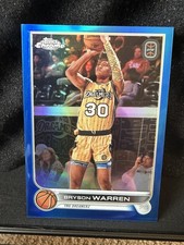 2022-23 Topps Chrome OTE Overtime Elite - Bryson Warren  /99 Blue Variation
