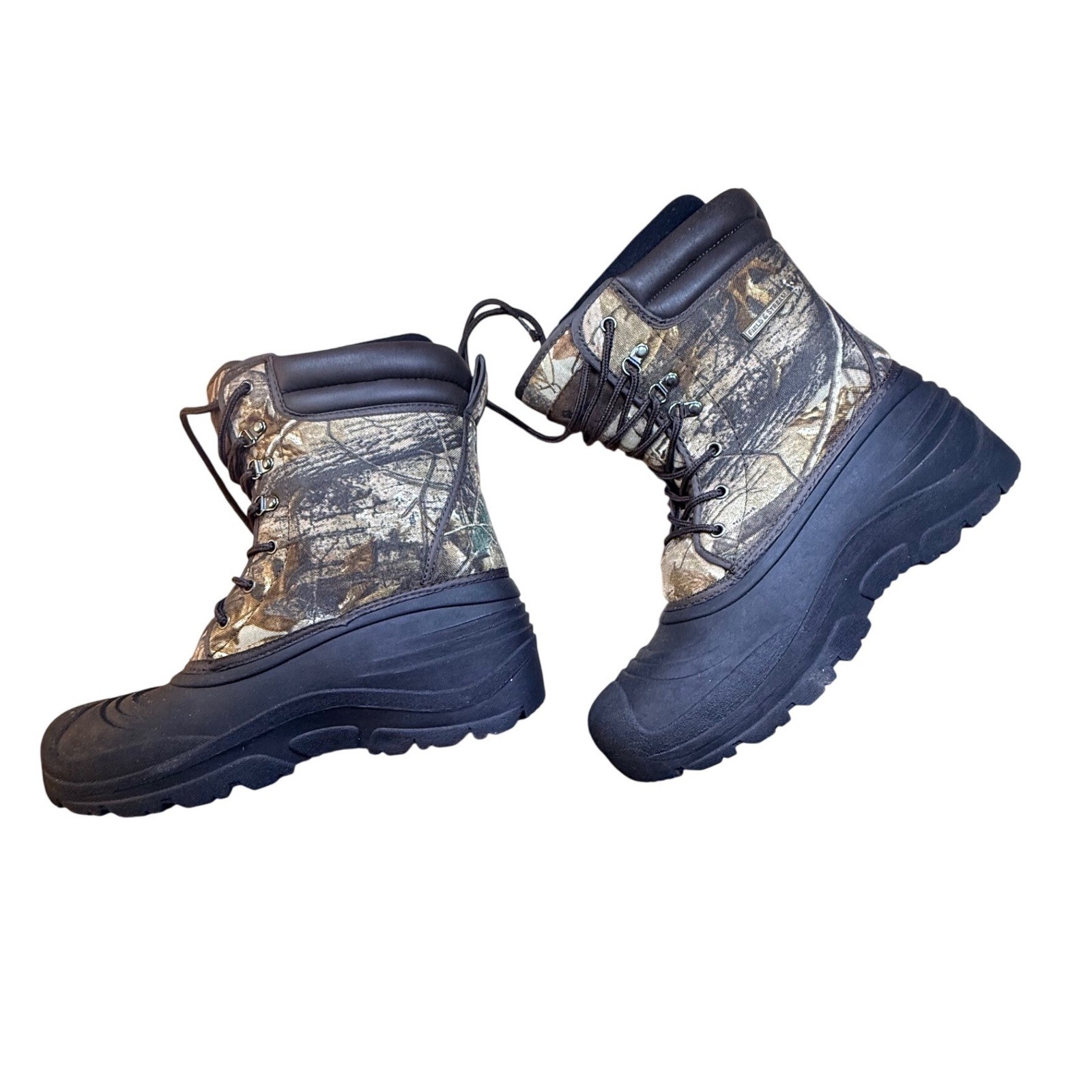 S Size 11 Insulated Camo Winter Boots Thinsulate 600 Hunter