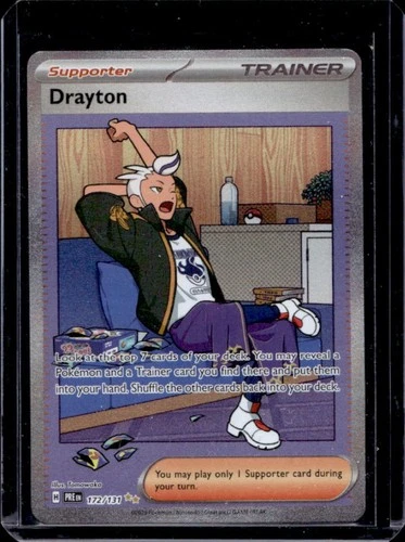 2025 Pokemon Prismatic Evolutions Drayton #172/131