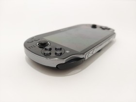 Sony PS Vita PCH-1000 Crystal Black Video Game Console w/Memory & Charger Clean!
