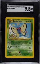 Butterfree 9/18 Southern Islands Promo SGC 9.5 MINT + 2001 WOTC Pokémon on eBay