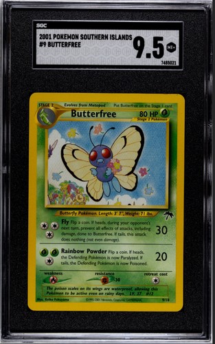 Butterfree graded SGC 9.5 for sale on eBay