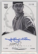2013 America's Pastime National Treasures Rookie 33/99 Shelby Miller Auto 0aa