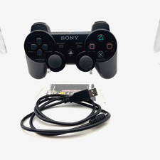 OFFICIAL SONY PS3 CONTROLLER GENUINE BLACK WIRELESS SIXAXIS PLAYSTATION 3