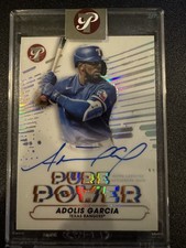 2022 Topps Pristine - Pure Power Autographs - Adolis Garcia AUTO