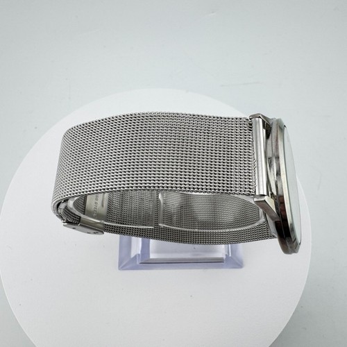 Orologio uomo Sheffield tono argento 75036 quarzo con bracciale milanese - BATTERIA NUOVA - Foto 7 di 18