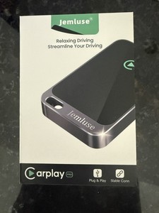 Used in Box Jemluse Wireless Carplay Adapter 