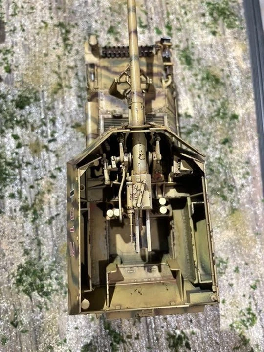 Costruito e dipinto Tamiya 1/35 Marder I Sd.Kfz. 135 cacciatorpediniere di ca... - Immagine 3 di 4