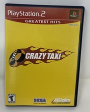Crazy Taxi (PlayStation 2, 2002) PS2 W/ Game Manual