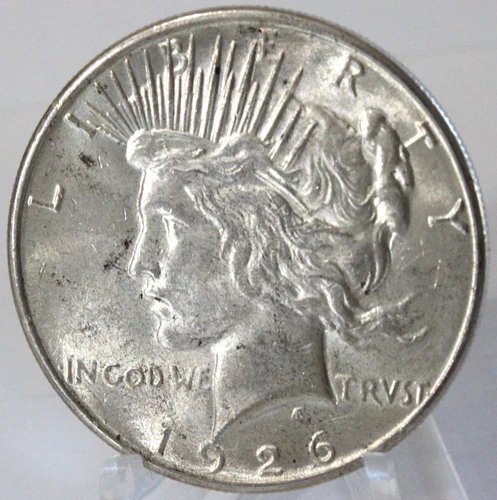 1926 Peace Silver Dollar-AU+ Condition-90% Silver-Free Shipping    (737)