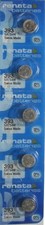 Strip of 5 Genuine Fresh Renata 393 SR754W Swiss Made Silver 1.55v Batteries