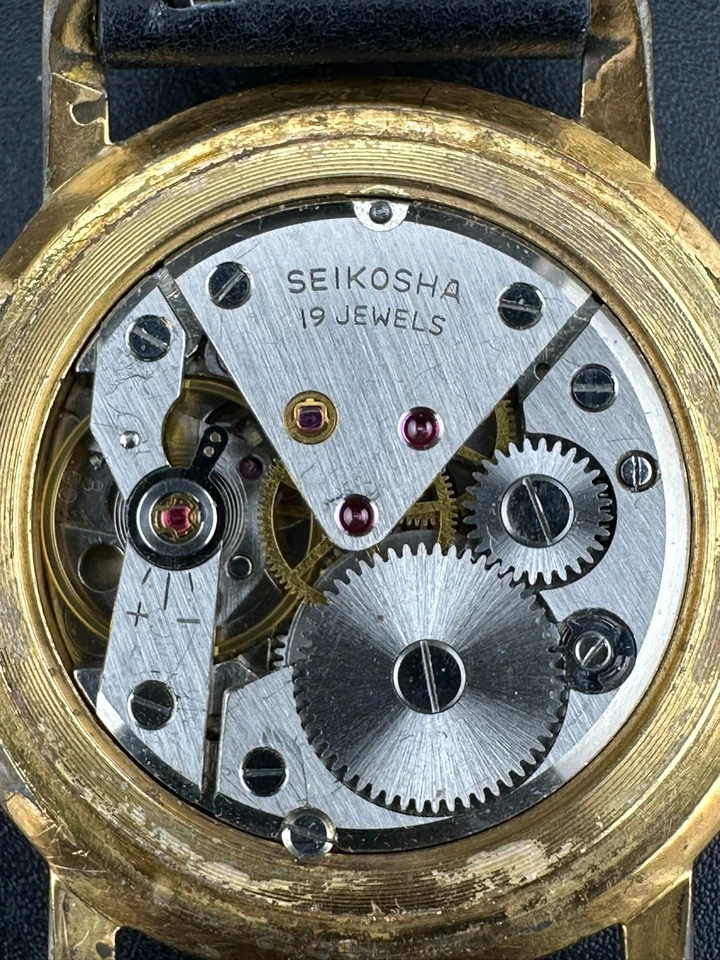 1963 SEIKO Champion Men's Manual Wind 19j 36mm Gold Plated Watch J15009 - Image 3 of 4
