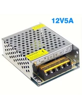 Power Supply 12V 5A AC/DC Voltage Converter Universal Regulated Switch Power Sup