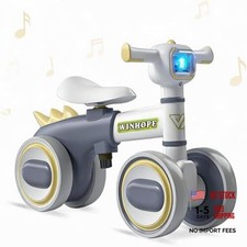 Baby Balance Bike for 1 Year Old Boys  Girls,Toddler Balance Bike for 12 Grey