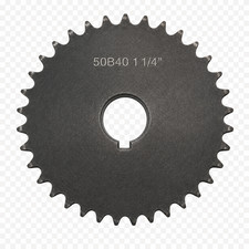 50 Roller Chain Gear Sprocket B Type 1 1/4" Bore 40 Tooth 1/4" Keyway 50B40