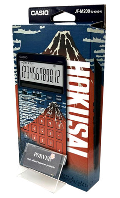JF-M200-TJ-KHG Casio Calculator Katsushika Hokusai Mt. Fuji from Japan NEW