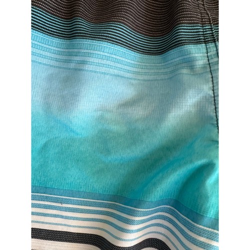 Zero Exposure Boys Blue and Black Lined Drawstring Swim Shorts Size 6 - Picture 4 of 8