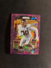 Montez Sweat purple cracked ice 2021 prizm /225