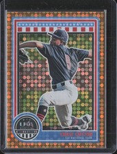2025 USA Baseball Stars & Stripes Orange 34/75 #11 Chase Cotton - 15U - MINT