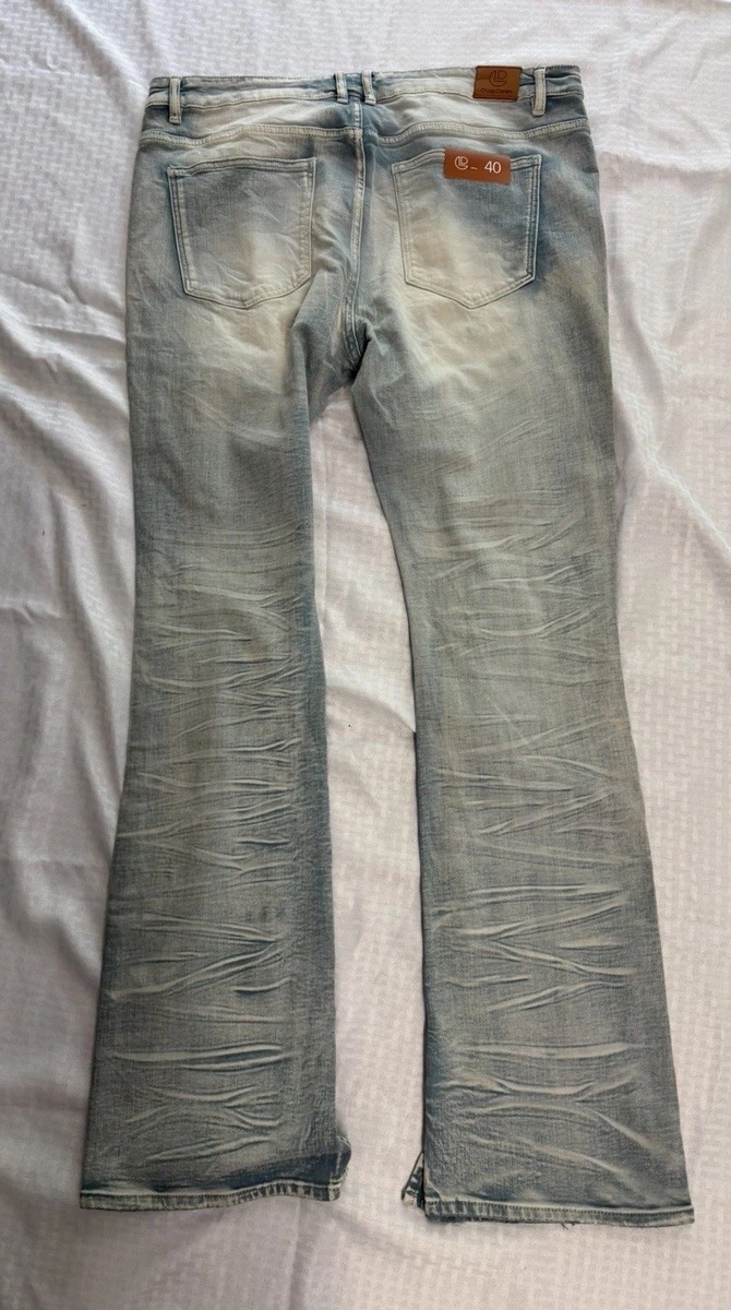 Crysp Denim Flare Jeans Sz 42 | eBay