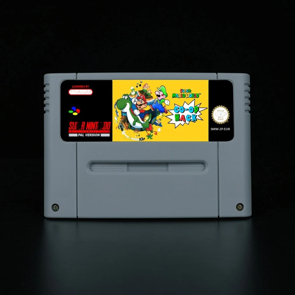 H@CK ROM - Super Mario World - CO-OP 2 player simultaneous - Bild 1 von 1