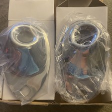 1933 1934 Ford Chopped Short Shorty Chrome Plated Headlamp Stands Headlight New