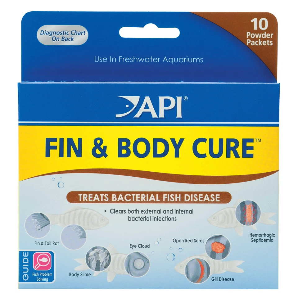 API MARS FISHCARE API Fin & Body Cure 10 Pack