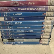 LOT OF 11 - DISNEY Classic Bill Nye The Science Guy DVDs SET Classroom Edition