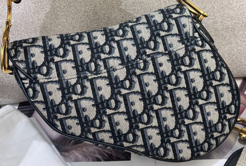 Christian Dior SADDLE ナイロンボディーバッグ CHRISTIAN DIOR BLACK NYLON SADDLE BAG – RDB
