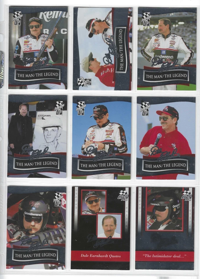 *2001-03 Press Pass DALE EARNHARDT #DE89-Sam Bass-Checklist-ONE CARD ONLY!* - Image 3 of 4