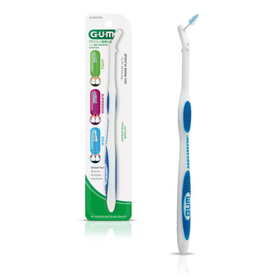 GUM Proxabrush Permanent Handle Refills - Compatible with Go-Betweens Interdenta