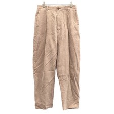 Mina Perhonen Land Puzzle Corduroy Wide Tapered Pants AAA4547 Pink Used MESC-0