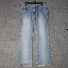 Vintage Paris Blues Experience Jeans Womens 11 Blue Flare Leg Denim Y2K 2388H