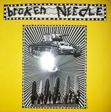Broken Needle POSTER Vinyl Single 12inch NEAR MINT Lengua Armada Discos