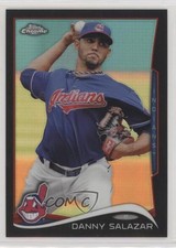 2014 Topps Chrome Black Refractor 61/100 Danny Salazar #178 0c2
