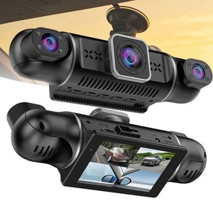 Voiture DVR Dash Cam WiFi GPS FHD 4 Objectif*1080P Caméra de tableau de bord 24Hr Moniteur de stationnement
