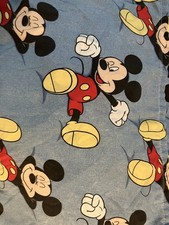 Mickey Mouse Pillowcase And Twin Size Sheet