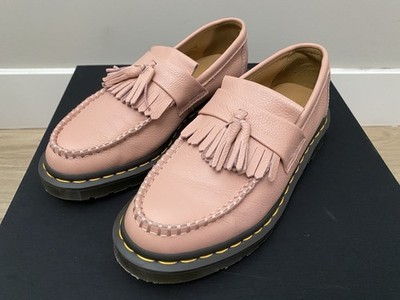Dr. Martens Adrian Virginia Leather Tassel Loafers Shoes Women s 7 Peach Beige