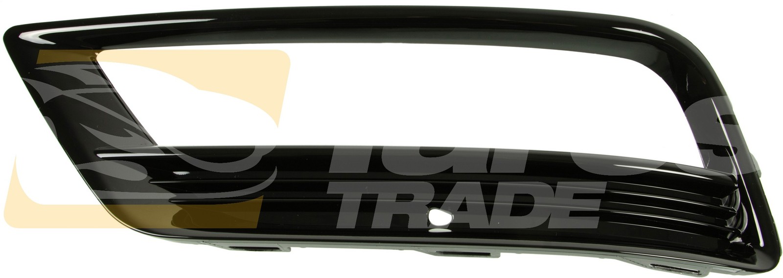 Grille de pare-choc avant gauche pour VW Golf VII Variant R-Line 2013-2017 en ABS noir