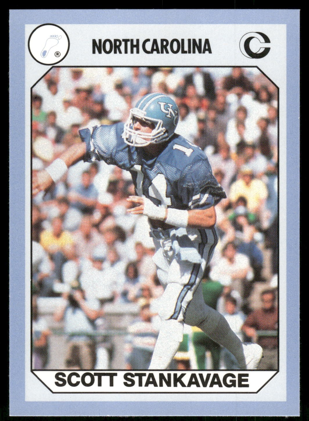 #41 Scott Stankavage 1990-91 Collegiate Collection North Carolina Tar Heels