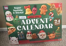 Crazy Fun Door Advent Calendar 24 Squishies Reusable Kids Christmas Holiday