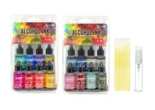Tim Holtz Alcohol Ink Spectrum 8pk Kit Bundle - 16 Bottles - Retro and Urban