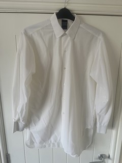 CAMICIA NYLON BIANCA UOMO.17” Collo (43 cm). Vintage. Marchio Tern.