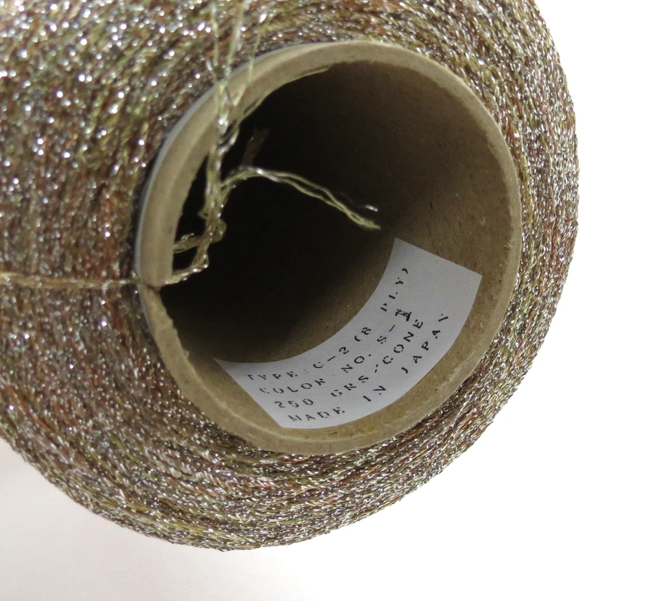 Kreinik Metallic Thread Ombre Solid Gold #2000 -250GRS  8 Ply Twist High Quality - Image 2 of 3