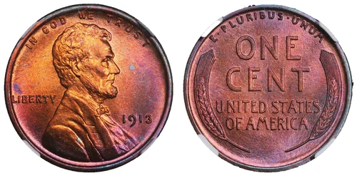 1913 1c NGC PR 65 RB ~ GEM MATTE PROOF LINCOLN CENT WITH GREAT EYE APPEAL