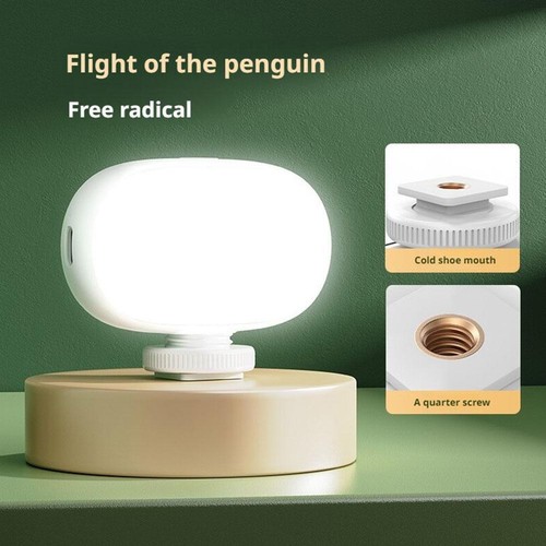 Portable Selfie LED Light Fill Camera Flash For Mobile Phone Universal N EW W6Q4 - Zdjęcie 7 z 15