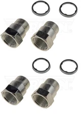 4) New Dorman 42009 Spark Plug Non-Foulers - 18mm Gasket Tapered Seat Steel